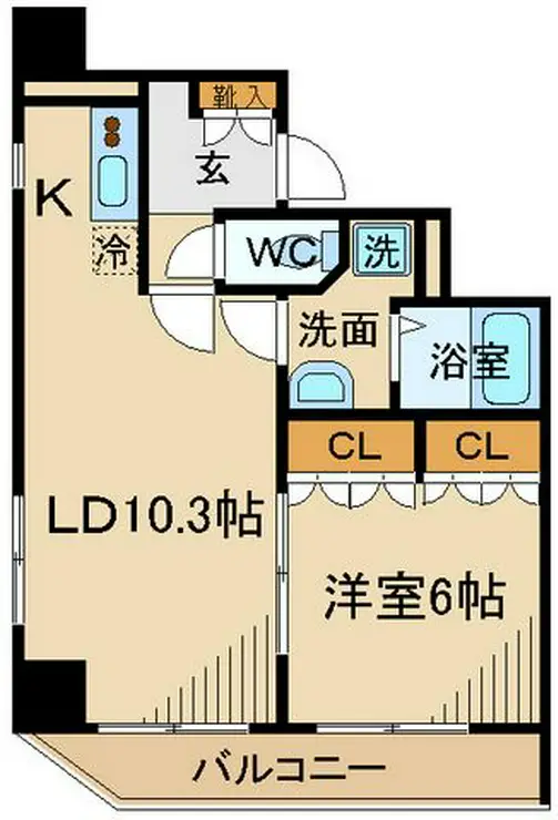 菱和パレス府中駅前 11階階 間取り