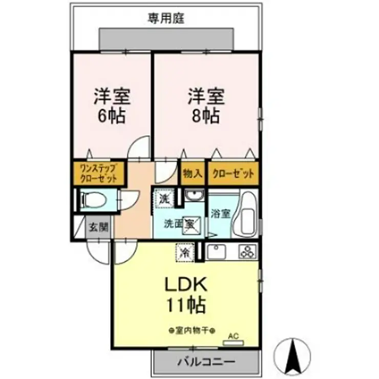 ラミアカーサお花茶屋 1階階 間取り