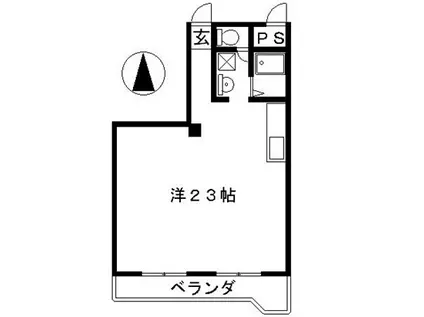 ドルフィン多賀(3DK/1階)の間取り写真