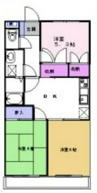 グランシャリオ壱番館 2階階 間取り
