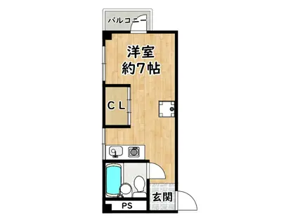 RESIDENCE ALIKA III(ワンルーム/3階)の間取り写真