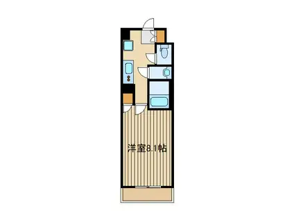 ジェノヴィア練馬高野台スカイラン(1K/3階)の間取り写真