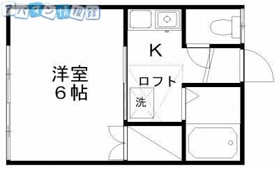 ライフステージ(1K/1階)の間取り写真
