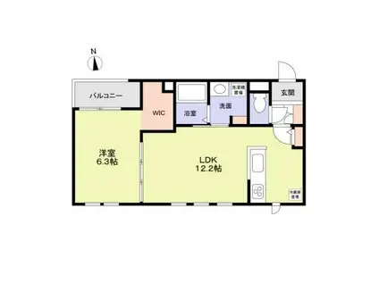 MAISON DE MONTAGNE(1LDK/3階)の間取り写真