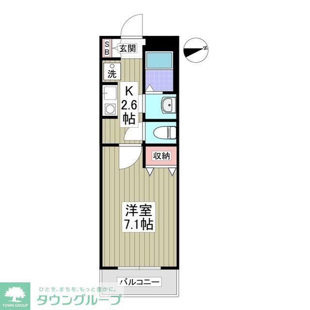 リブレス我孫子(1K/3階)の間取り写真