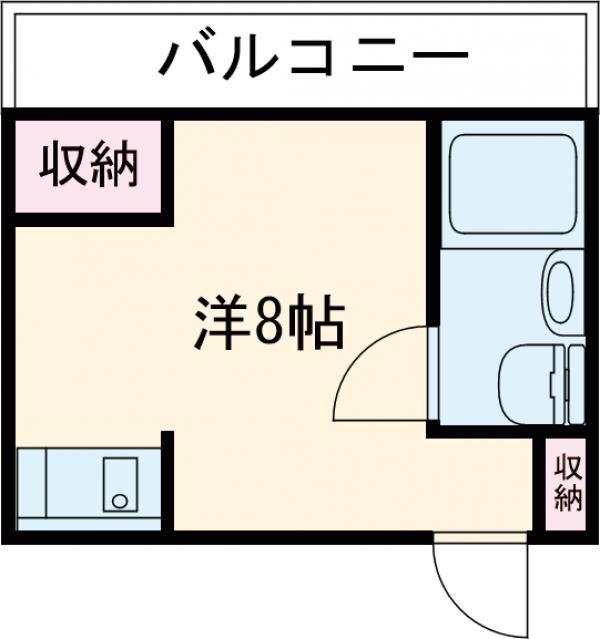 サンピア三滝(ワンルーム/3階)の間取り写真
