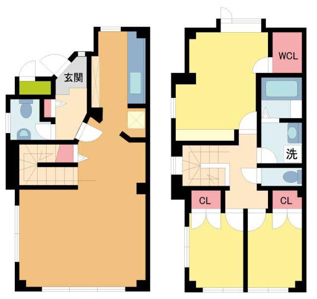 ロイヤル山芦屋(3LDK/1階)の間取り写真