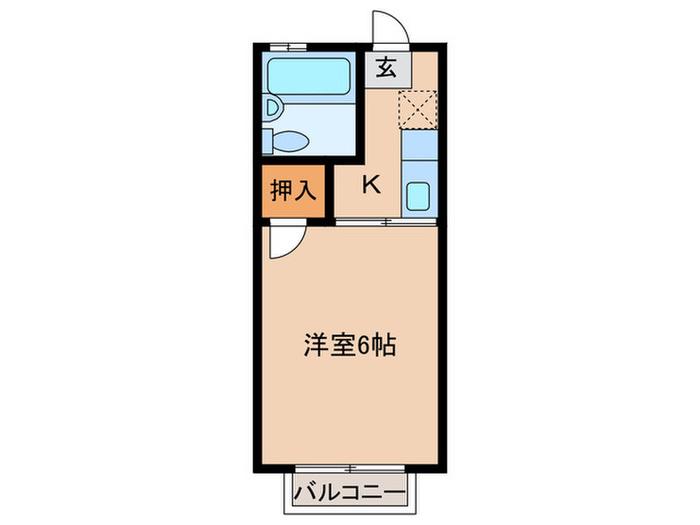 PETIT210(1K/2階)の間取り写真