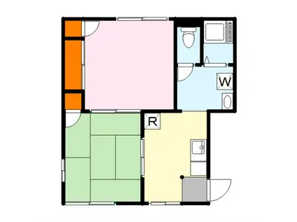 ラ・プラス・ラナ(2DK/1階)の間取り写真