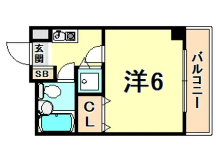 ふたばマンション(1K/2階)の間取り写真