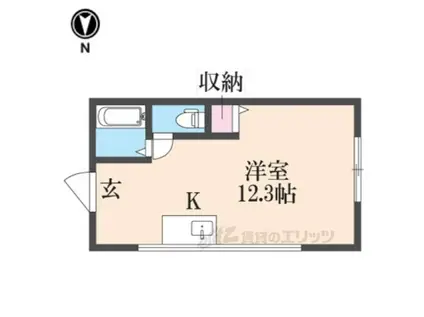 サクセスビル(ワンルーム/5階)の間取り写真