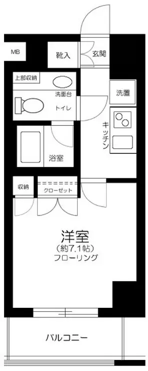 パークプリエ神楽坂 5階階 間取り