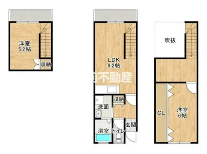 シークエンス鳥塚I(2LDK/1階)の間取り写真
