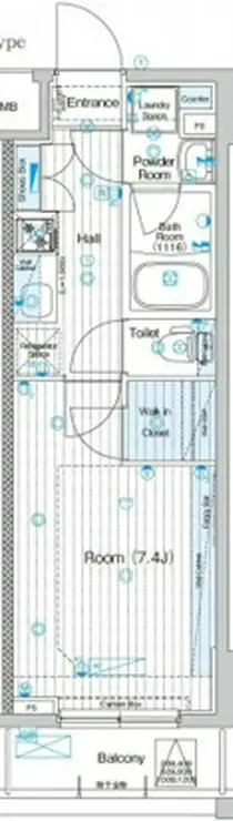 ブライズ板橋クレヴィスタ 4階階 間取り