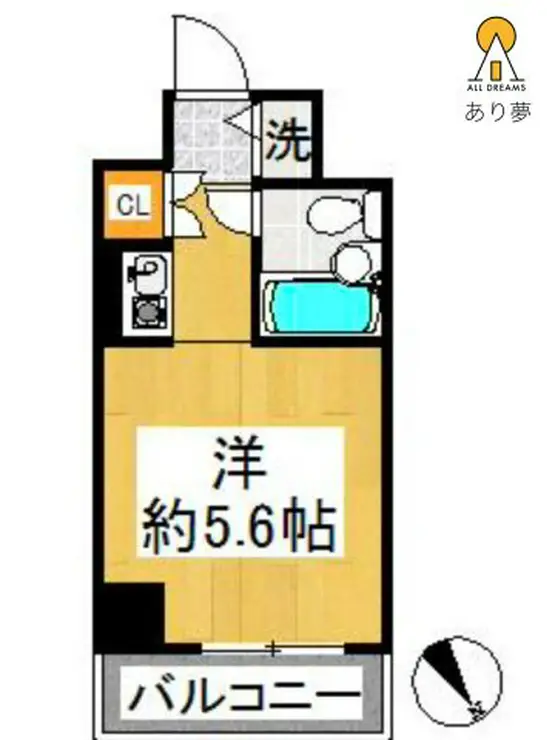 ルネ和田町 7階階 間取り