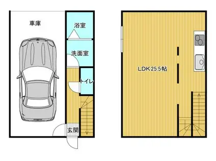 KSGALLERY.COM(ワンルーム/1階)の間取り写真