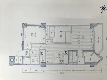 スカイリゾート伊豆高原(2LDK/3階)の間取り写真