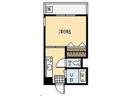 アクティブ(1K/5階)の間取り写真