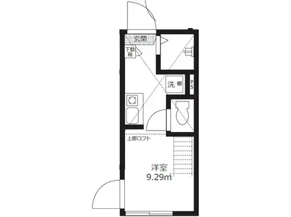 スマイエ高円寺(ワンルーム/2階)の間取り写真