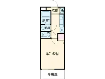 ル・クレール(1K/2階)の間取り写真