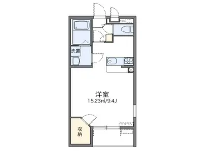 レオネクストマーネク戸田公園(1K/3階)の間取り写真