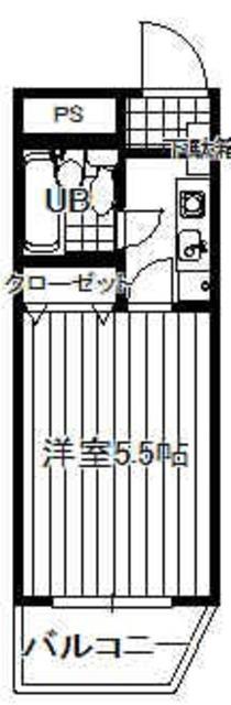 グロブナーハウス寺町(1K/5階)の間取り写真
