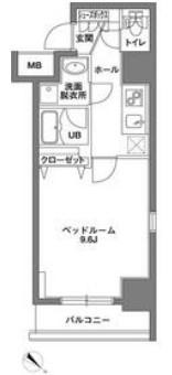 KDX岩本町レジデンス(1K/7階)の間取り写真