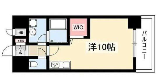 OT.RESIDENCE名駅(ワンルーム/3階)の間取り写真