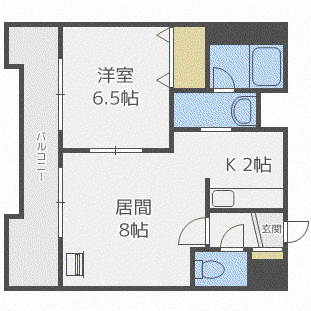 ストラッセ本郷(1LDK/4階)の間取り写真