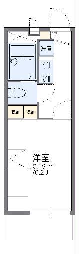 レオパレスパヴィヨンブラン(1K/1階)の間取り写真