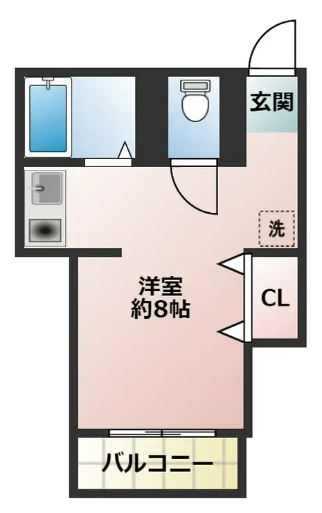 プチメゾン日吉 2階階 間取り