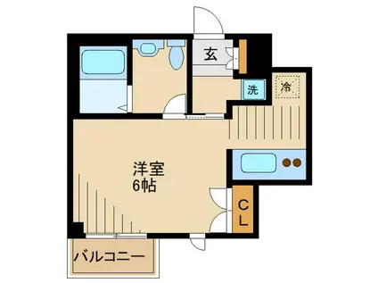 NーSTAGE TOYODA(ワンルーム/3階)の間取り写真