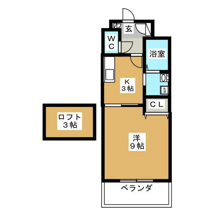 キチーム津田沼 7階階 間取り
