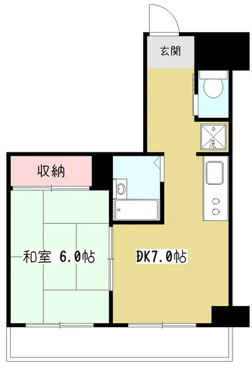 久米川プラネット 5階階 間取り