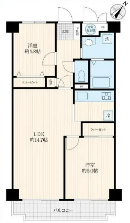 ソレイユ田町 5階階 間取り