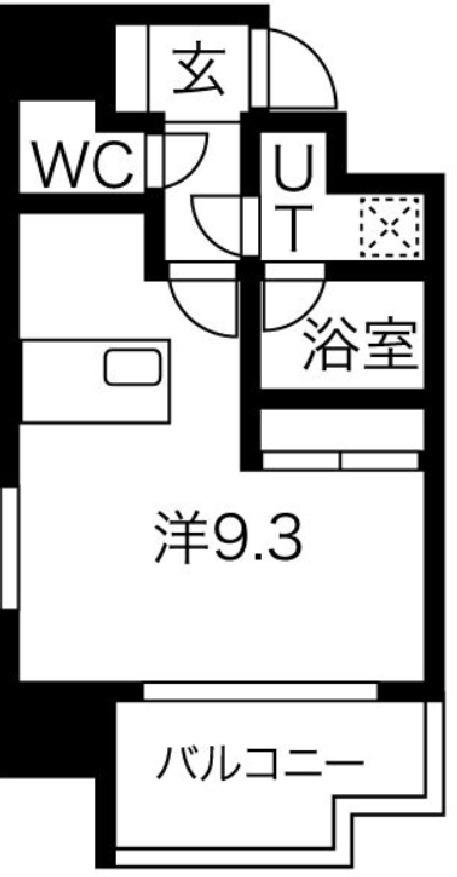アバンティ大阪ドームシティ(ワンルーム/10階)の間取り写真