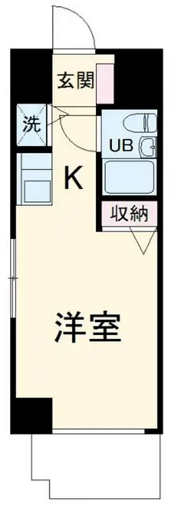 メイツ伊勢佐木長者町 2階階 間取り