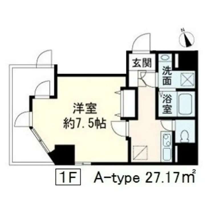 ブリヤン諏訪台 1階階 間取り