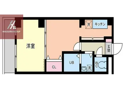 内外本社ビル(1LDK/4階)の間取り写真