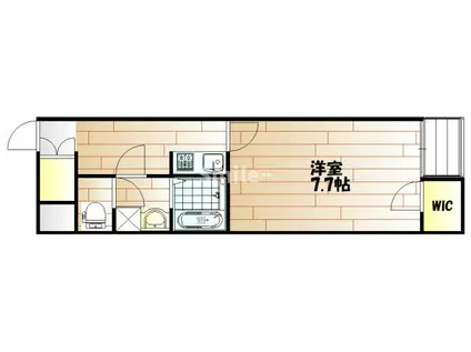 アルトハイデIII(1K/1階)の間取り写真