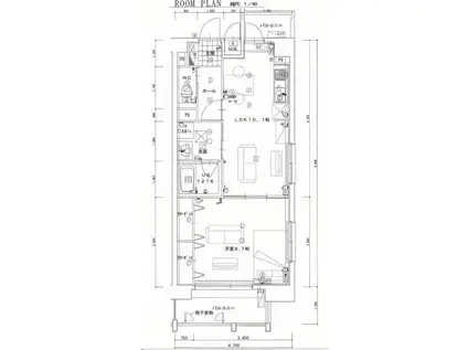 FLORESTA名駅(1LDK/6階)の間取り写真
