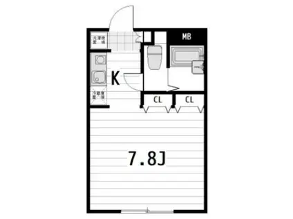ロミオ&ジュリエットI(1K/3階)の間取り写真