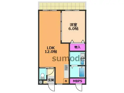 アメニティ春光園(1LDK/3階)の間取り写真