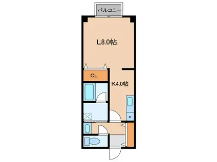 アールズMA(1K/3階)の間取り写真