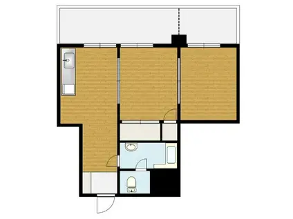 セイショウ・ヴィレッジ(2DK/4階)の間取り写真