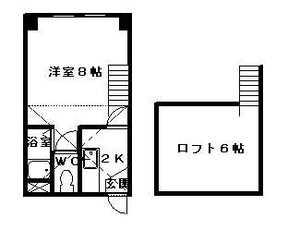 ノースピア23(1K/4階)の間取り写真