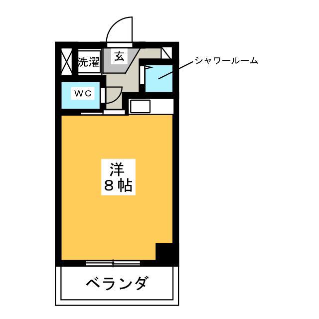 ハイツAZUMI(ワンルーム/1階)の間取り写真