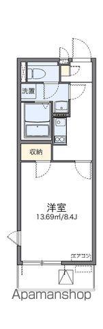 レオネクスト立花(1K/3階)の間取り写真