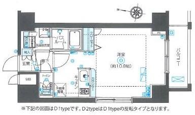 ZOOM椎名町駅前(ワンルーム/5階)の間取り写真