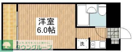 タッシ国立(ワンルーム/4階)の間取り写真